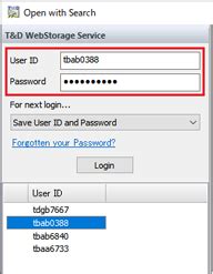 webstorage login
